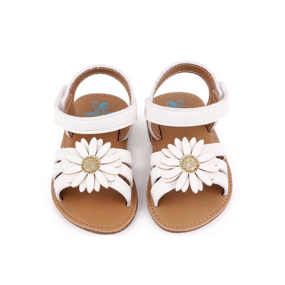 WHITE FLORAL SANDALS - Picture 4 of 4